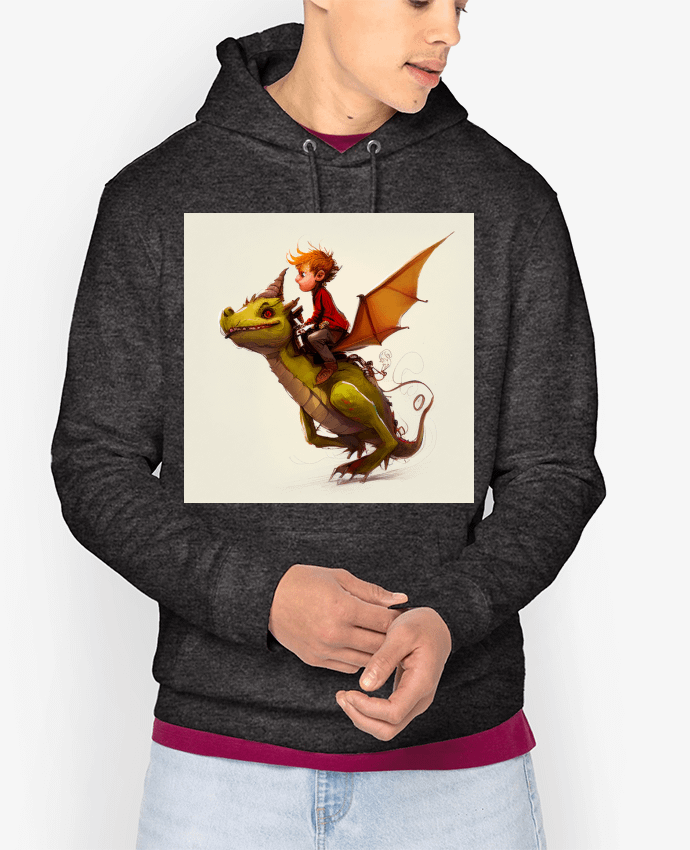 Hoodie Garçon dragon Par Louis_Designs