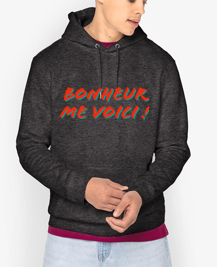 Hoodie Motif bonheur Par Artsygn
