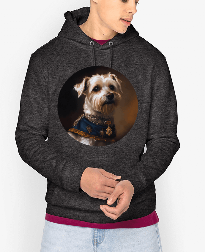 Hoodie chien médaillé Par EliseDesign