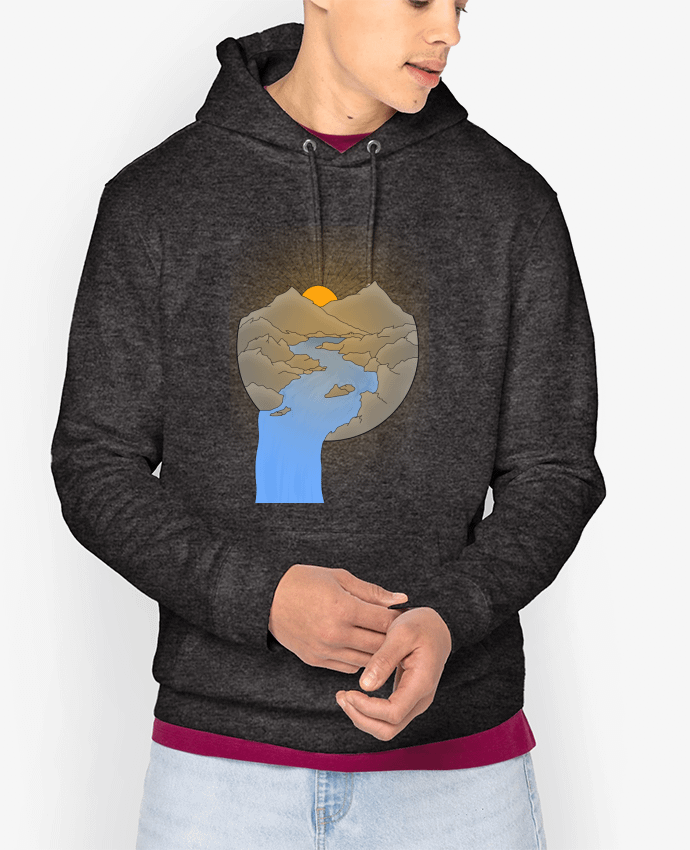 Hoodie Paysage Par Sazuka