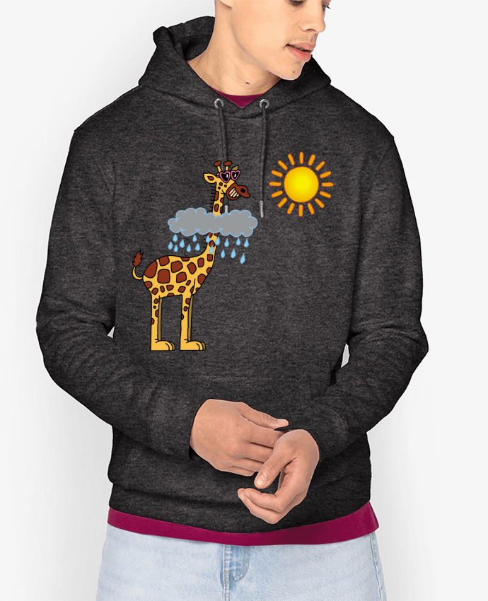 Hoodie Du soleil pour la girafe Par LAGUENY