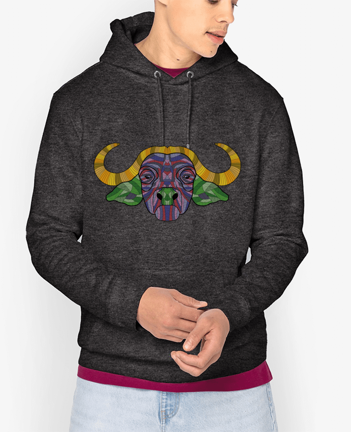 Hoodie Buffle coloré Par Molren