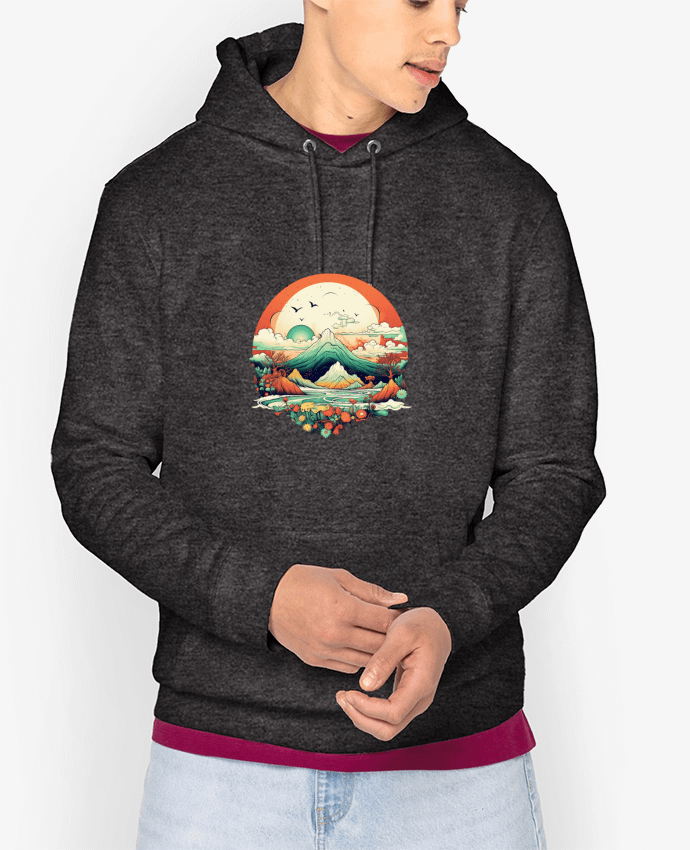 Hoodie Exotic Summer Vibes Par TheWolfofArt