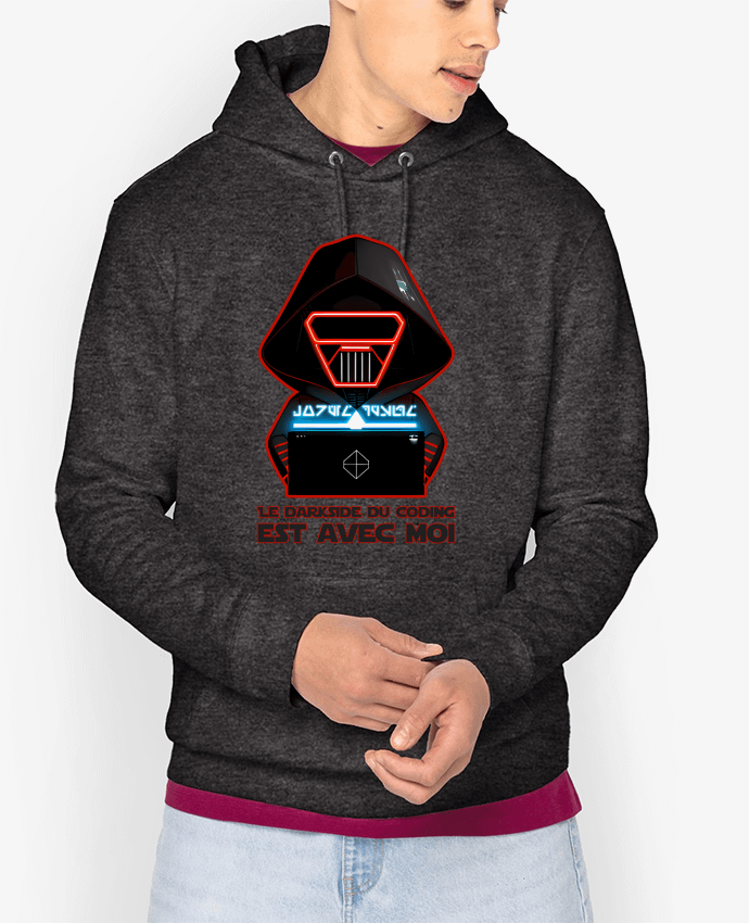 Hoodie Le DarkSide du coding est avec moi. Par ALXCOOZ1 DESIGN