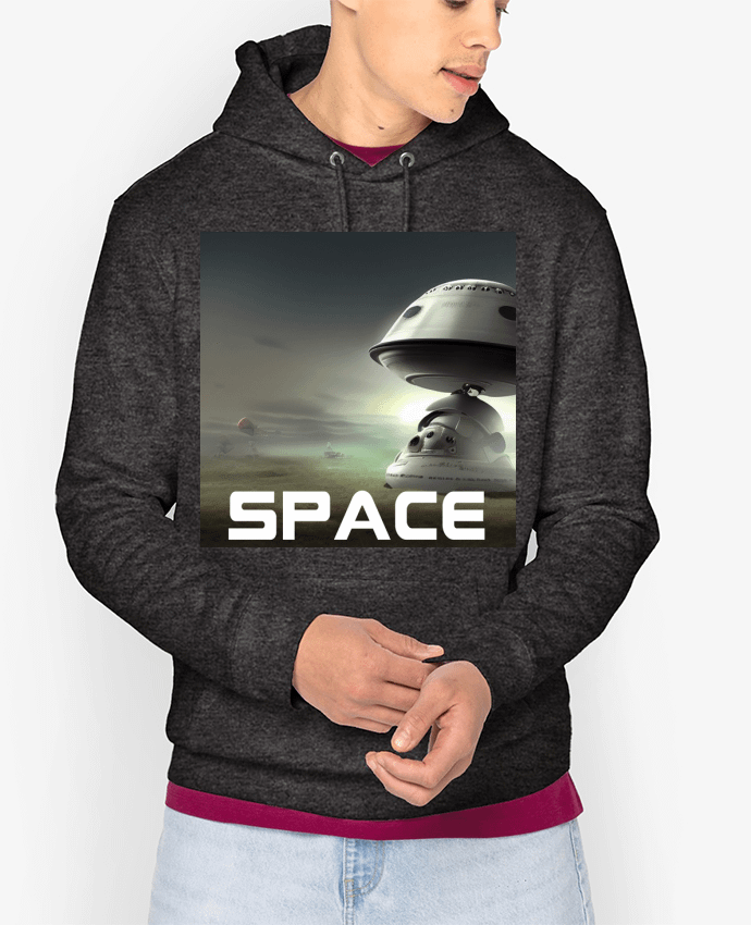Hoodie STATION MARS Par Goryl graph