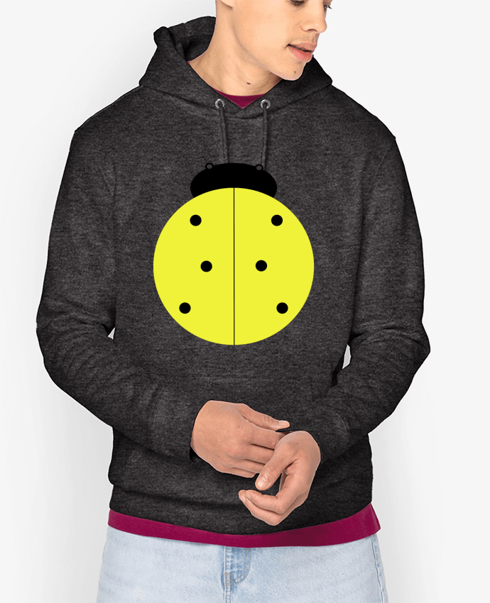 Hoodie Coccinelle jaune Par Les Caprices de Filles