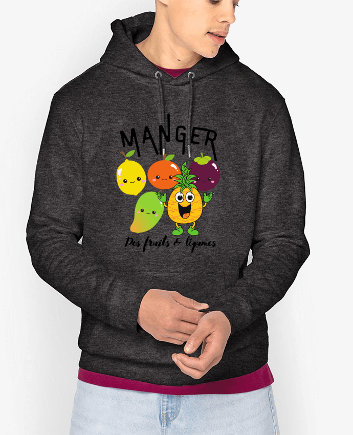 Hoodie Fruits & Légumes Par LajjdesignCreation