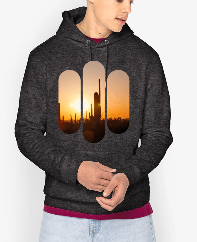 Hoodie Cactus Sunset Par Pom