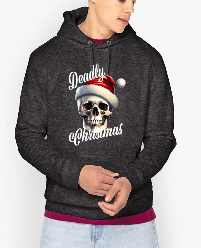Hoodie Skull Noël. Deadly Christmas Par Featheart