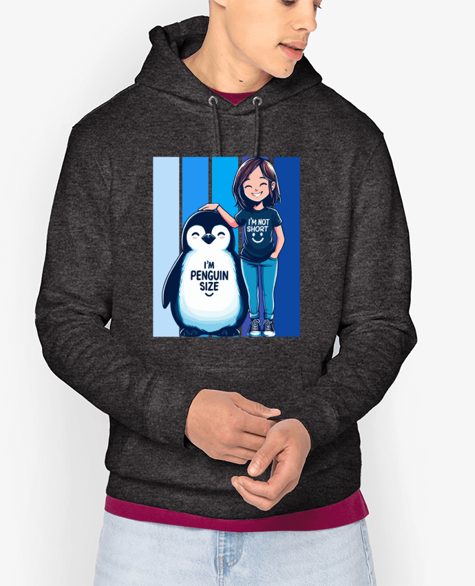 Hoodie I'm not short i'm penguin size Par Sam boutique 79