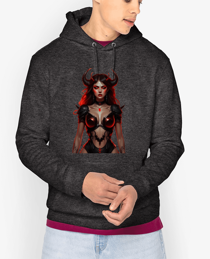 Hoodie femme demoniaque Par vlad974