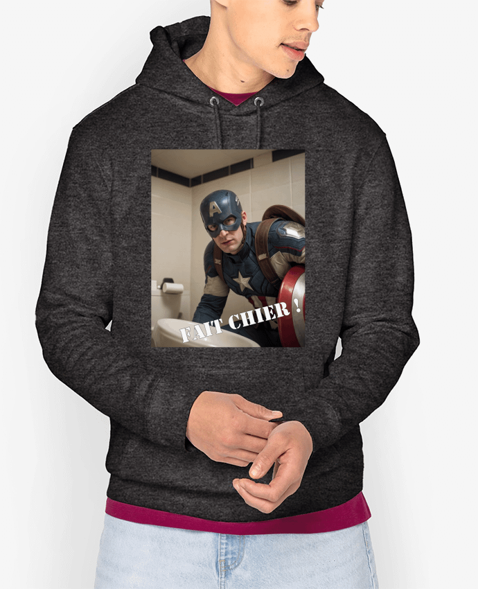 Hoodie Capitaine America Par TiA