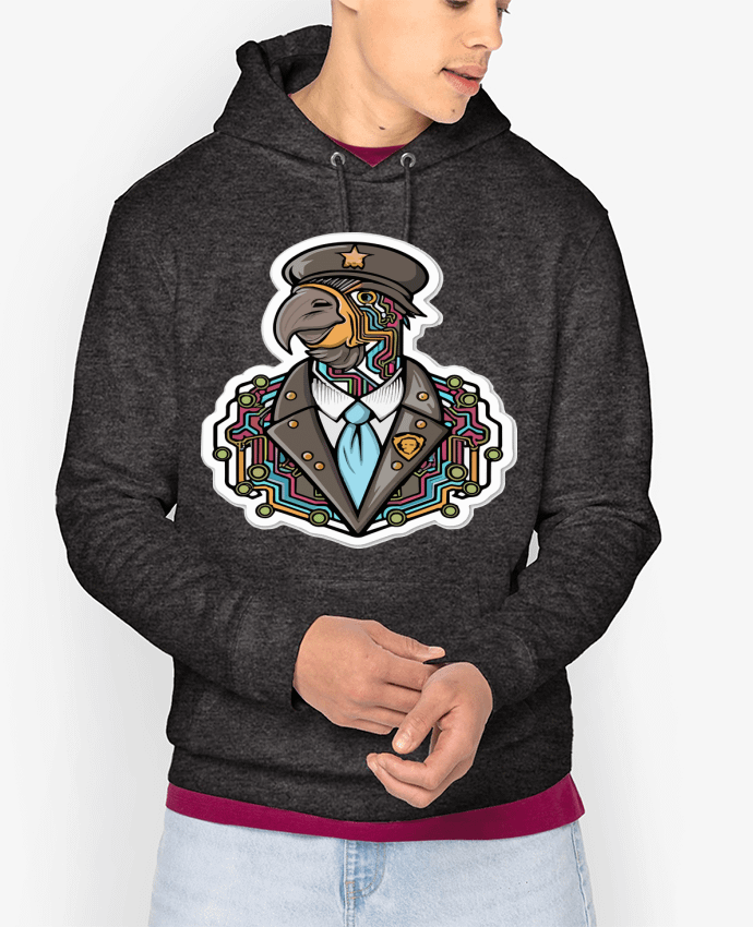 Hoodie Perroquet futuriste Par VSGA