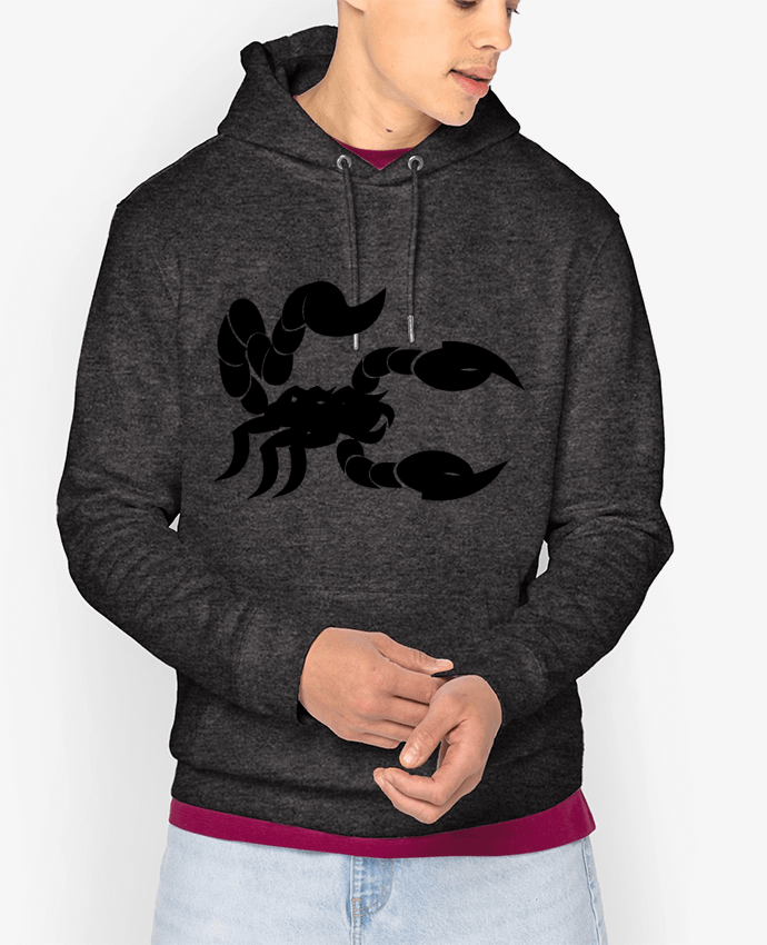 Hoodie Scorpion Noir Par Nacey