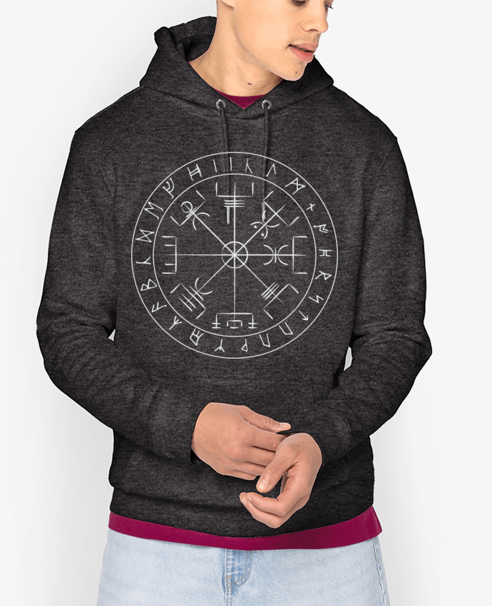 Hoodie Vegvisir symbole viking Par KronoArt