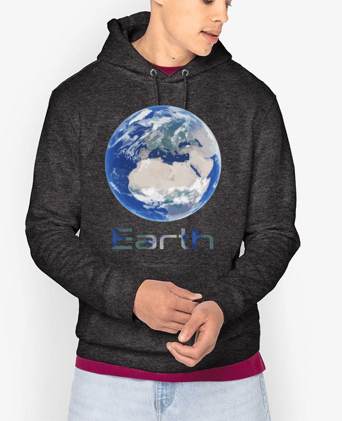Hoodie Earth Par KronoArt