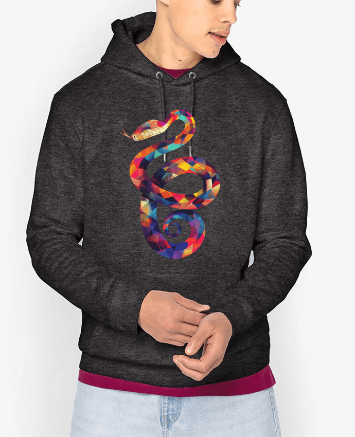 Hoodie Illustration de Serpent stylisé Par KronoArt