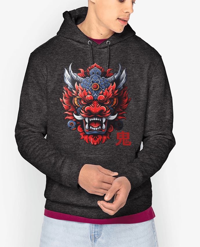 Hoodie Oni, démon Japonais Par KronoArt
