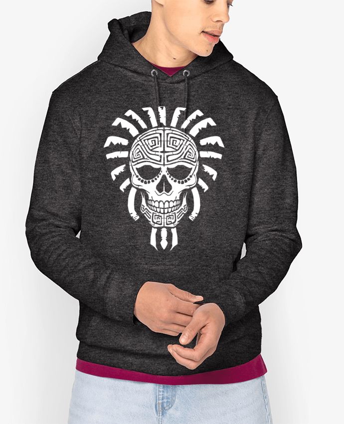 Hoodie Tête de mort maya Par KronoArt