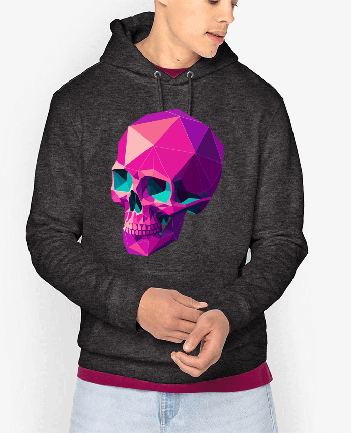 Hoodie Crâne Géométrique Par KronoArt