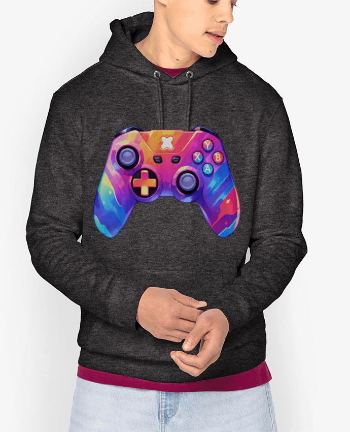 Hoodie Manette de jeux vidéo pixel art Par KronoArt