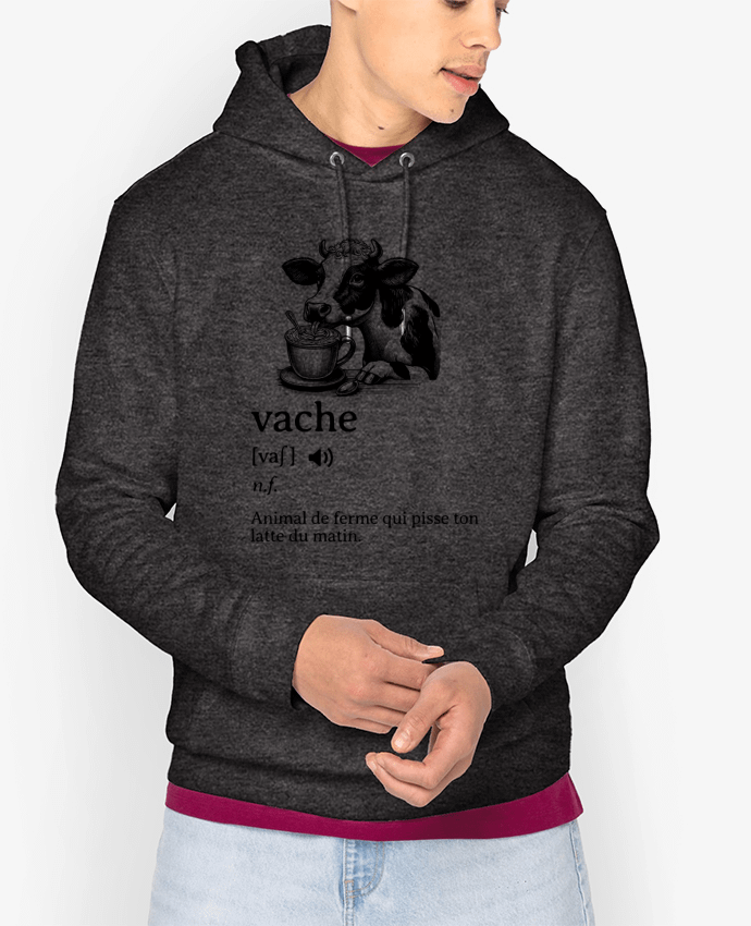 Hoodie Vache définition Par Mona Designs