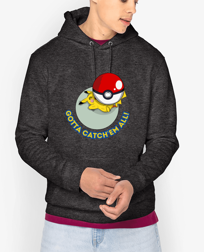 Hoodie captured pikachu Par Darkafreak