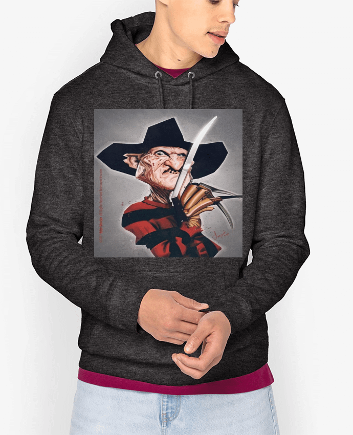 Hoodie Caricature de Freddy Par White Tiger 60