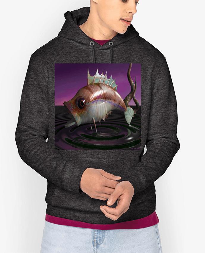 Hoodie Image de Synthèse poisson Par White Tiger 60