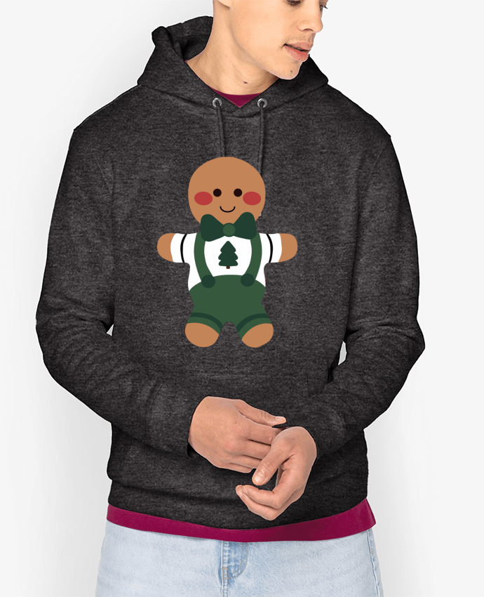 Hoodie Biscuit monsieur sapin Par Babu 