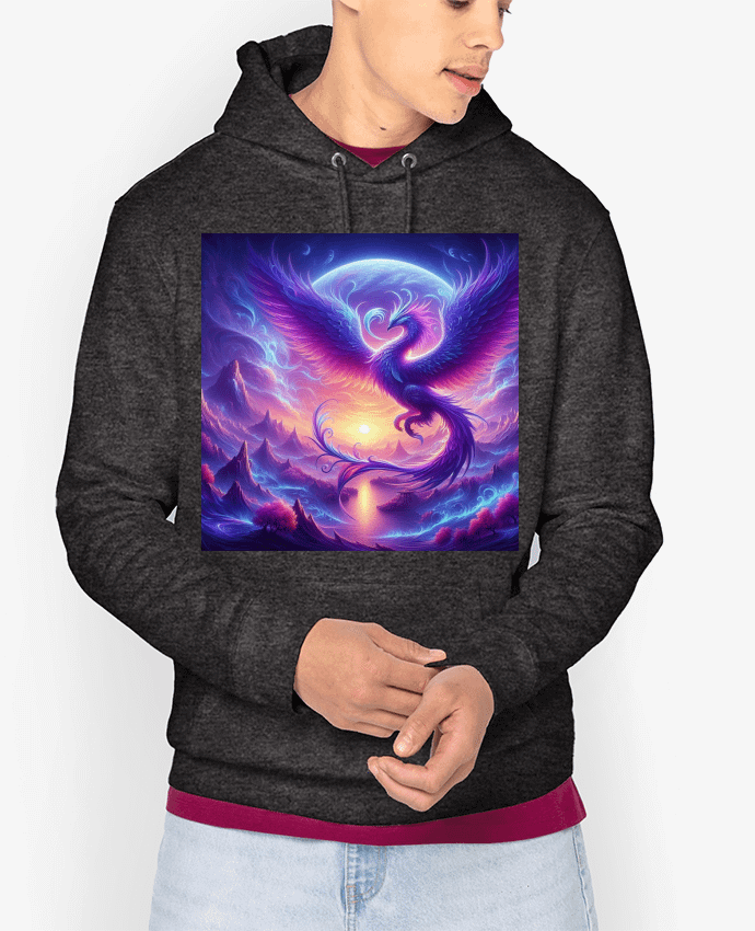 Hoodie Phénix violet Par Fantasymaniac