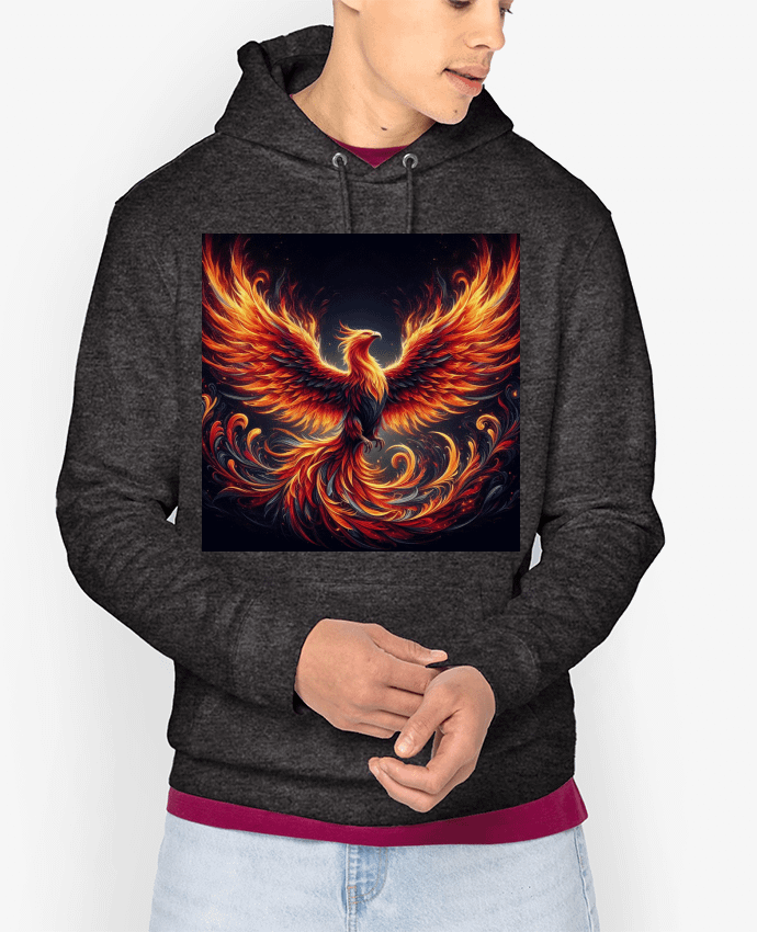 Hoodie Phénix ailes déployés Par Fantasymaniac