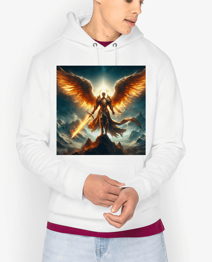 Hoodie Ange lumineux en armure Par Fantasymaniac