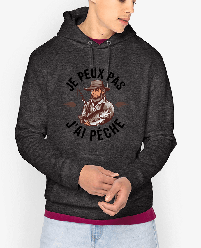 Hoodie je peux pas j'ai pêche Par bwilfy