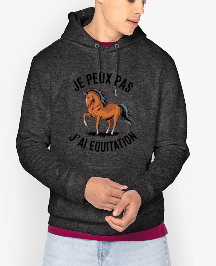 Hoodie je peux pas j'ai equitation Par bwilfy