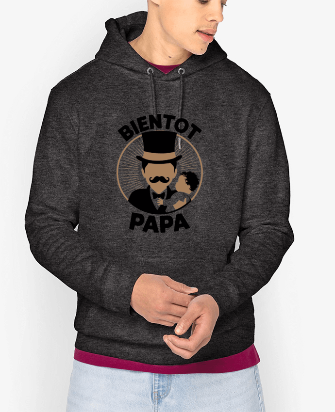 Hoodie Bientot Papa Par bwilfy