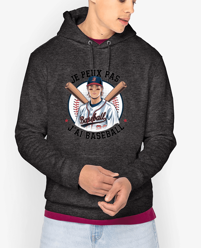 Hoodie je peux pas j'ai baseball Par bwilfy