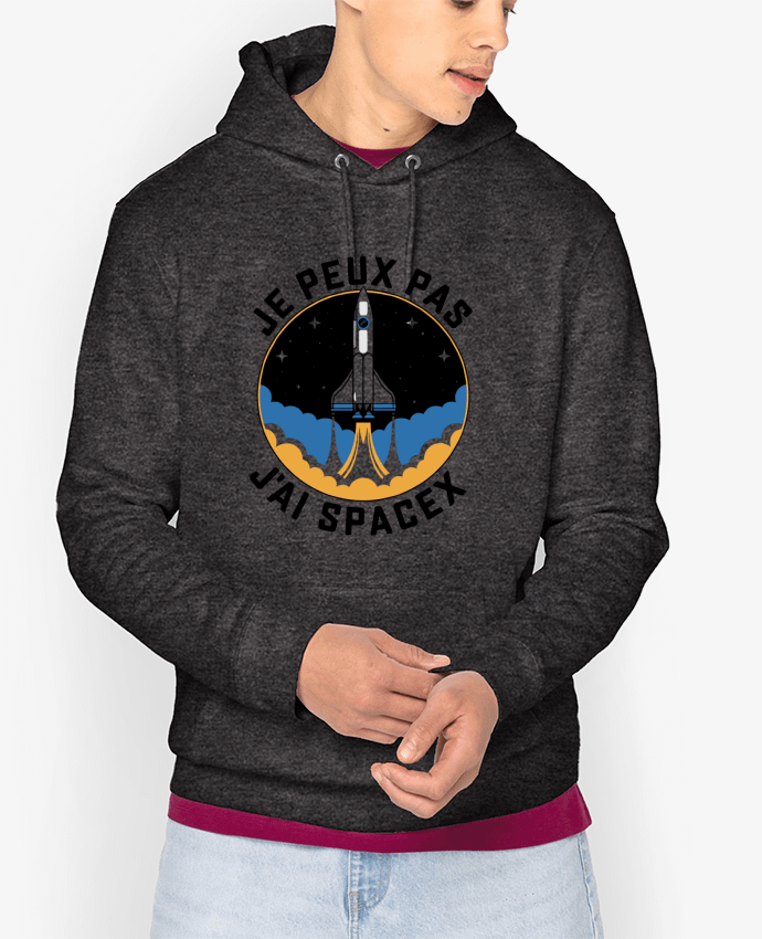 Hoodie je peux pas j'ai spacex Par bwilfy