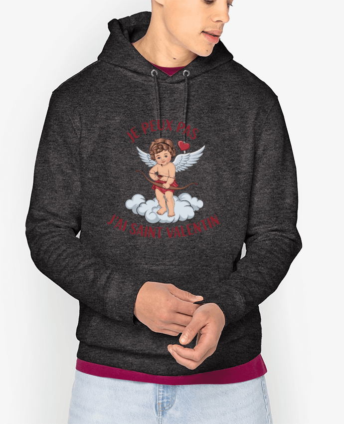 Hoodie je peux pas j'ai saint Valentin Par bwilfy