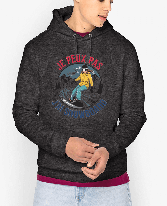 Hoodie je peux pas jai snowboard Par bwilfy