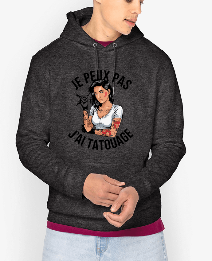 Hoodie je peux pas j'ai tatouage Par bwilfy
