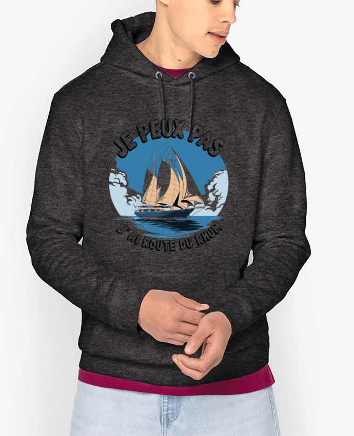 Hoodie je peux pas j'ai route du rhum Par bwilfy