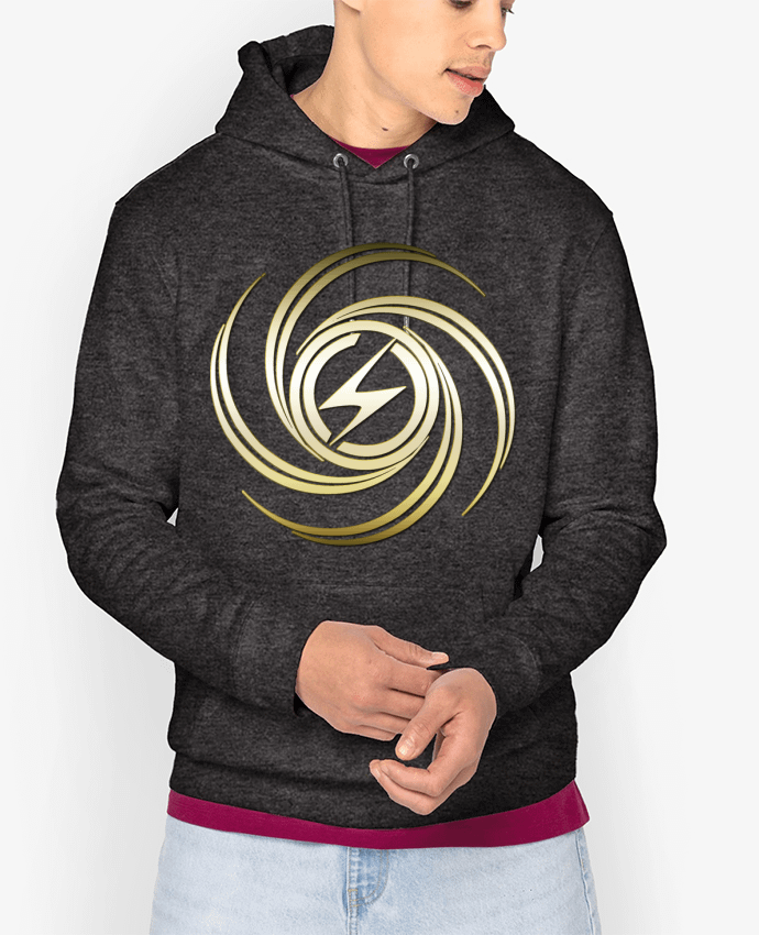 Hoodie fire gold Par @nonym@