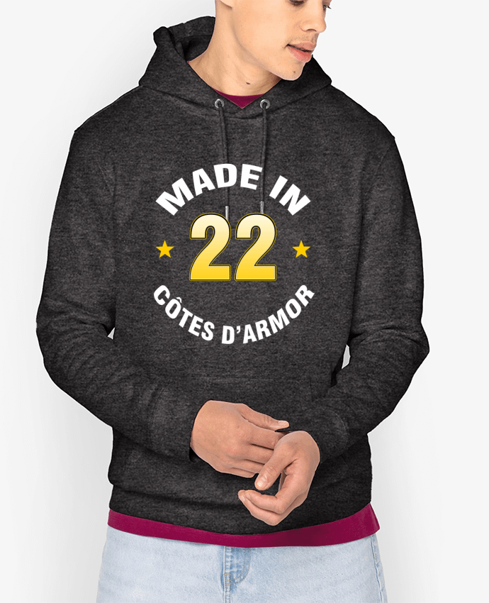 Hoodie Côtes d'Armor Par Logorigolo