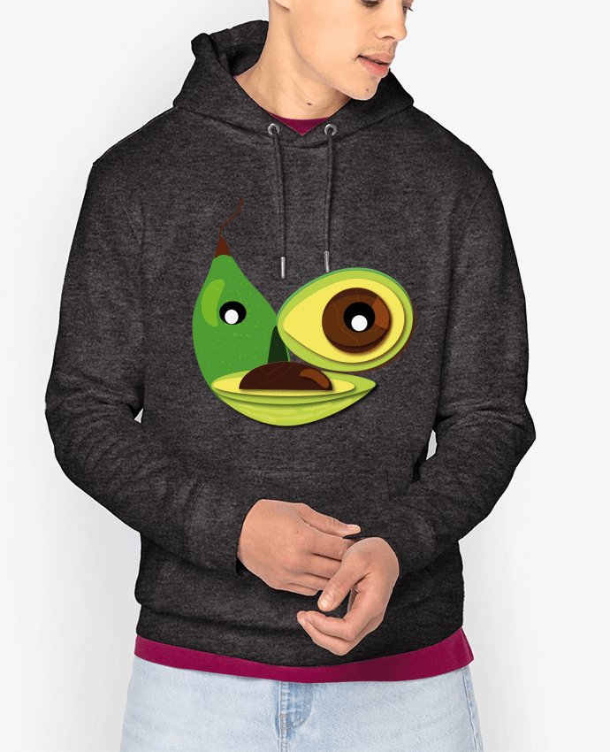 Sweat capuche unisexe Bio avocat Par Fridaé
