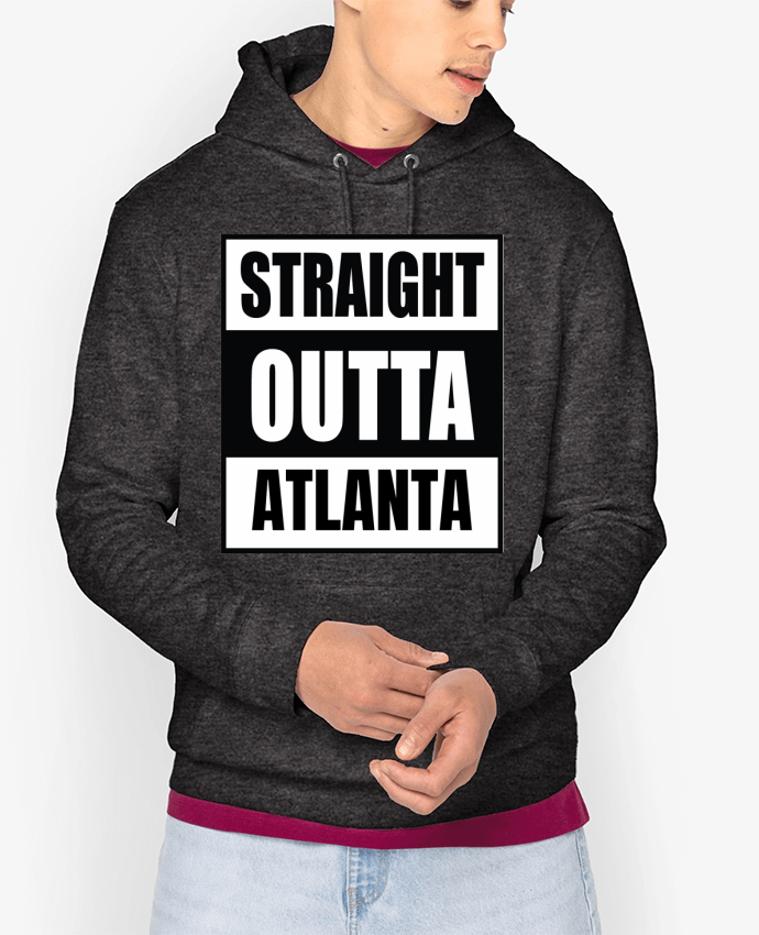 Hoodie Straight outta Atlanta Par Cheerocki