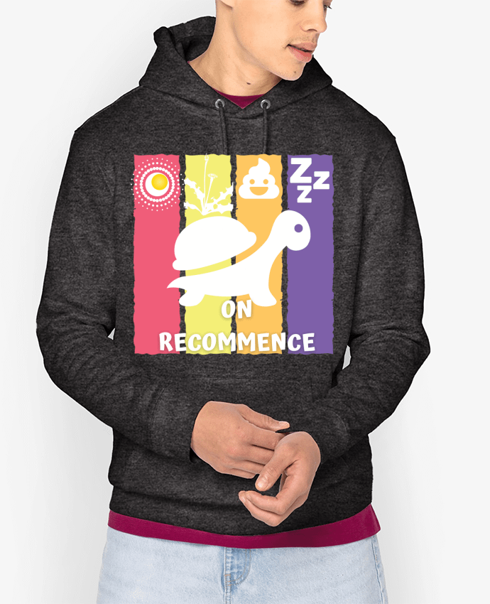 Hoodie Tortue On recommence Par Cheerocki