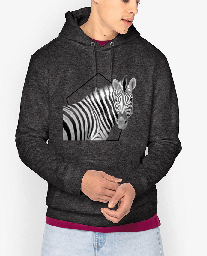 Hoodie Zebra Par Pom