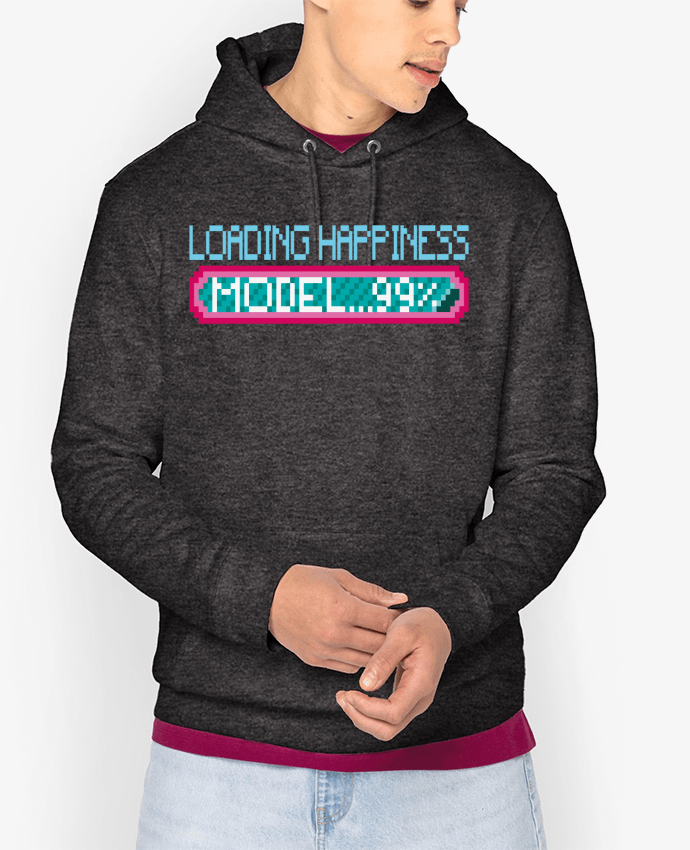 Hoodie HAPPINESS MODEL Par Santiaguen