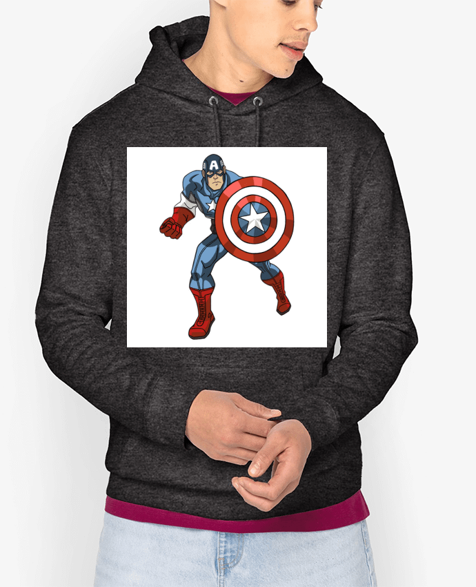 Hoodie Captain America Par Clawcrea 